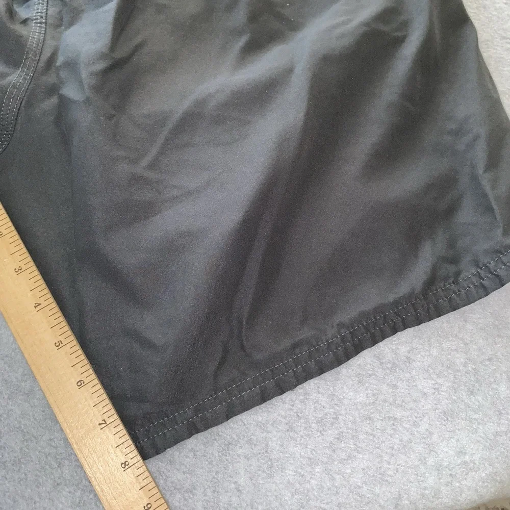Nike Mens Swim Shorts L Black Cargo Trunks Board Bottom Surf Pool Mesh Spell Out